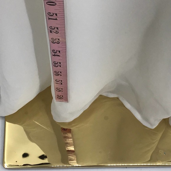 LULU'S XL White Thoughts of Hue Sleeveless Surplice Side Slit Dress NEW B150 - Picture 5 of 10